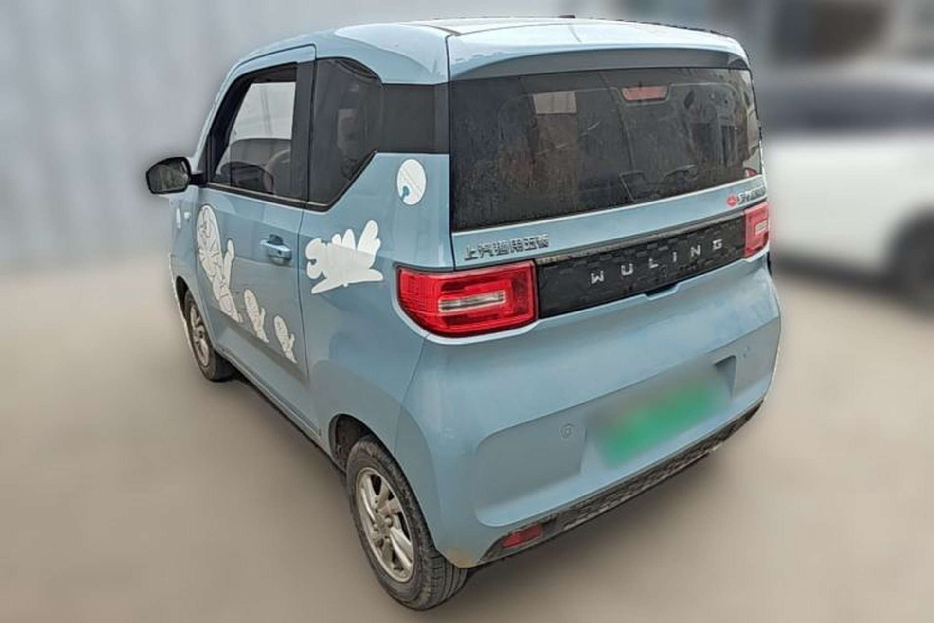 Used Wuling Hongguang MINIEV 2020 Enjoyment Model Lithium Iron Phosphate Rear Left 45 Deg