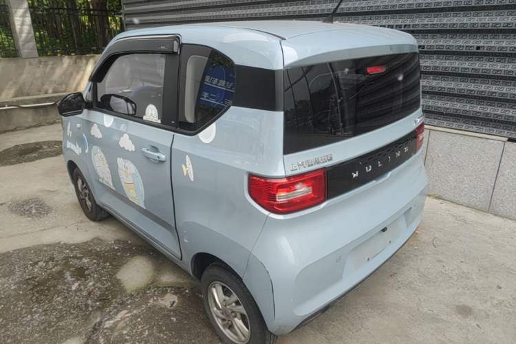 Used Wuling Hongguang MINIEV 2020 Enjoyment Model Lithium Iron Phosphate Rear Left 45 Deg