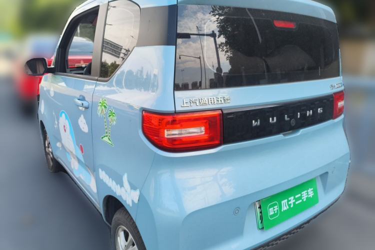 Used Wuling Hongguang MINIEV 2020 Enjoyment Model Lithium Iron Phosphate Rear Left 45 Deg