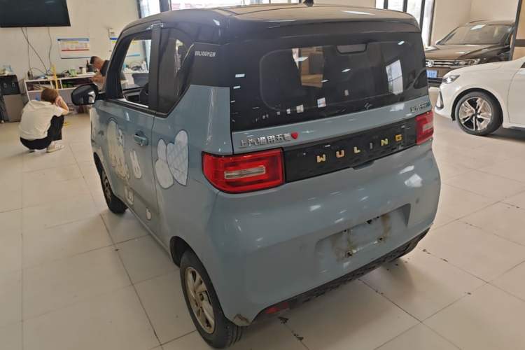 Used Wuling Hongguang MINIEV 2020 Enjoyment Model Lithium Iron Phosphate Rear Left 45 Deg