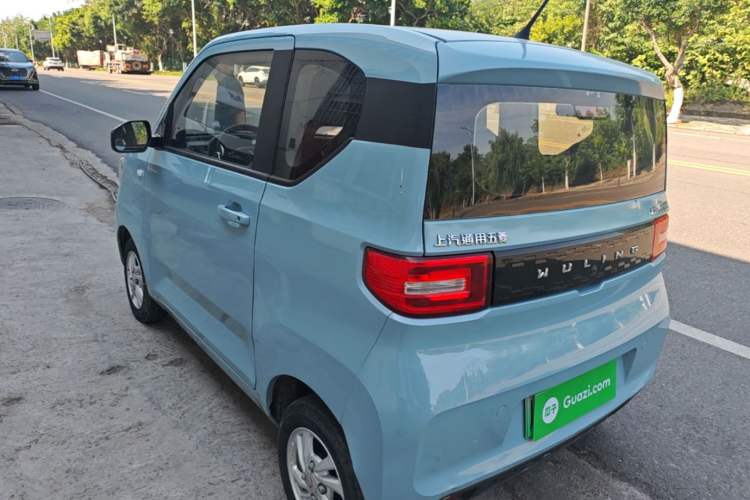 Used Wuling Hongguang MINIEV 2020 Enjoyment Model Lithium Iron Phosphate Rear Left 45 Deg
