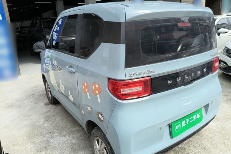 Used Wuling Hongguang MINIEV 2020 Freedom Version Lithium Iron Phosphate Rear Left 45 Deg