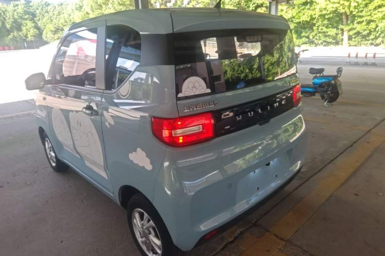 Used Wuling Hongguang MINIEV 2020 Enjoyment Model Lithium Iron Phosphate Rear Left 45 Deg