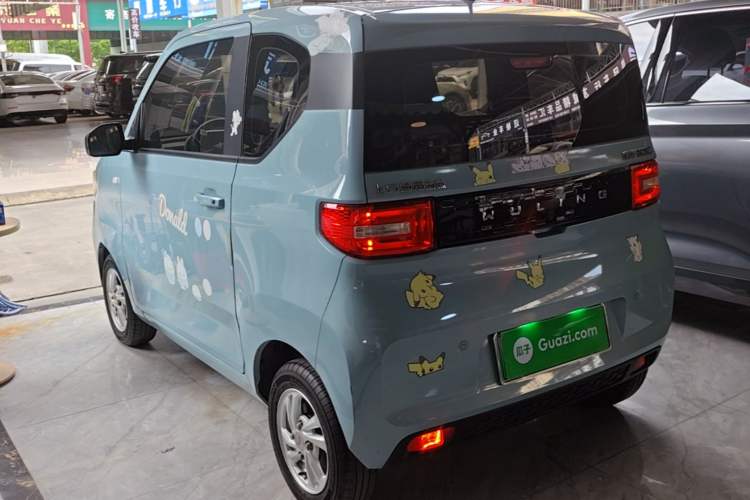 Used Wuling Hongguang MINIEV 2020 Enjoyment Model Lithium Iron Phosphate Rear Left 45 Deg