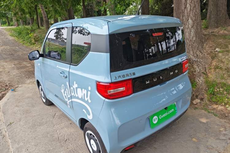 Used Wuling Hongguang MINIEV 2020 Enjoyment Model Lithium Iron Phosphate Rear Left 45 Deg