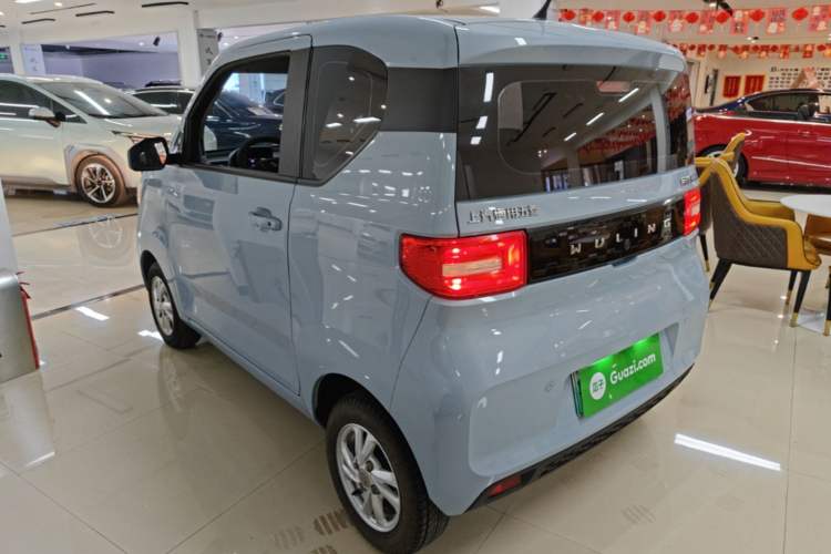 Used Wuling Hongguang MINIEV 2020 Enjoyment Model Lithium Iron Phosphate Rear Left 45 Deg