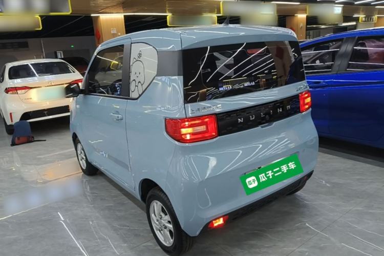 Used Wuling Hongguang MINIEV 2020 Enjoyment Model Lithium Iron Phosphate Rear Left 45 Deg