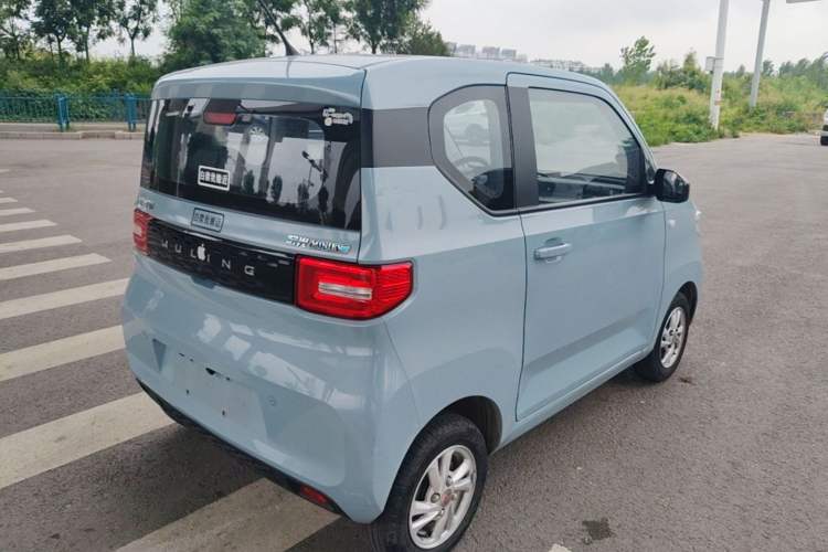 Used Wuling Hongguang MINIEV 2020 Enjoyment Model Lithium Iron Phosphate Rear Right 45 Deg