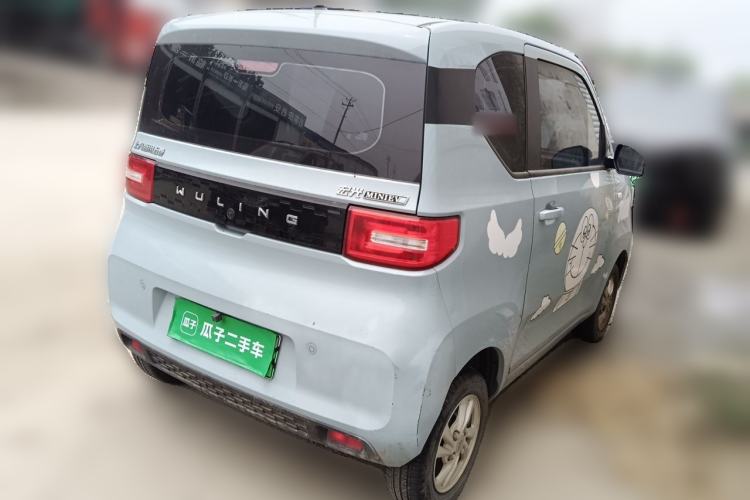 Used Wuling Hongguang MINIEV 2020 Freedom Version Lithium Iron Phosphate Rear Right 45 Deg
