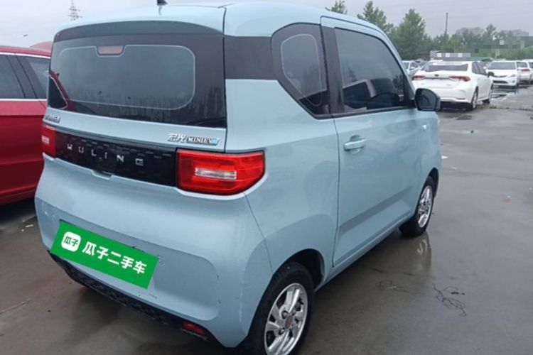 Used Wuling Hongguang MINIEV 2020 Enjoyment Model Lithium Iron Phosphate Rear Right 45 Deg