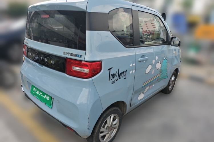 Used Wuling Hongguang MINIEV 2020 Enjoyment Model Lithium Iron Phosphate Rear Right 45 Deg