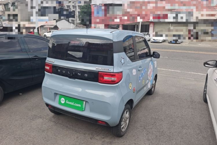 Used Wuling Hongguang MINIEV 2020 Enjoyment Model Lithium Iron Phosphate Rear Right 45 Deg