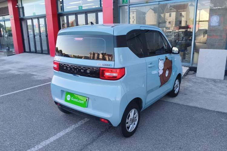Used Wuling Hongguang MINIEV 2020 Enjoyment Model Lithium Iron Phosphate Rear Right 45 Deg