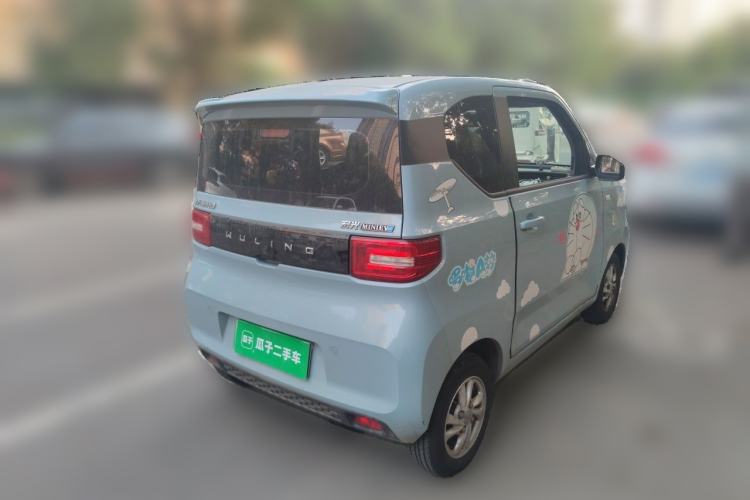 Used Wuling Hongguang MINIEV 2020 Enjoyment Model Lithium Iron Phosphate Rear Right 45 Deg