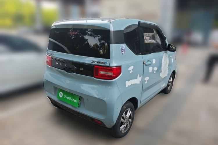 Used Wuling Hongguang MINIEV 2020 Enjoyment Model Lithium Iron Phosphate Rear Right 45 Deg