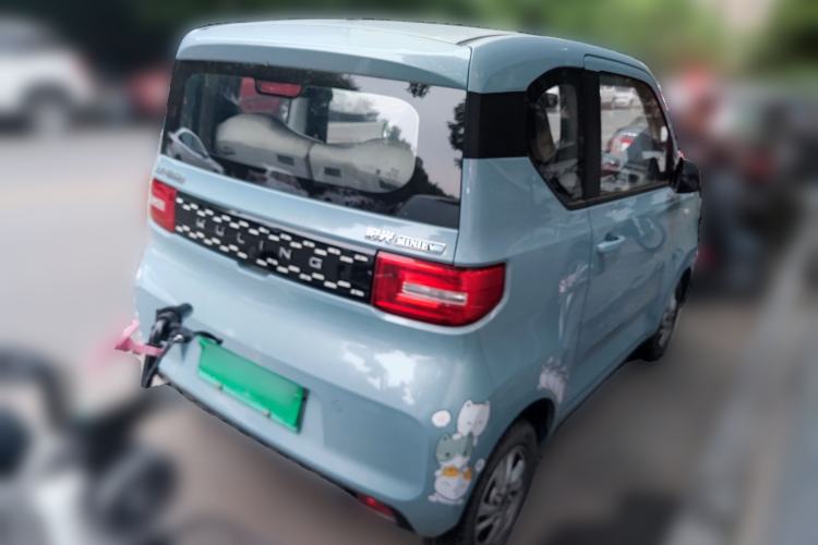 Used Wuling Hongguang MINIEV 2020 Enjoyment Model Lithium Iron Phosphate Rear Right 45 Deg