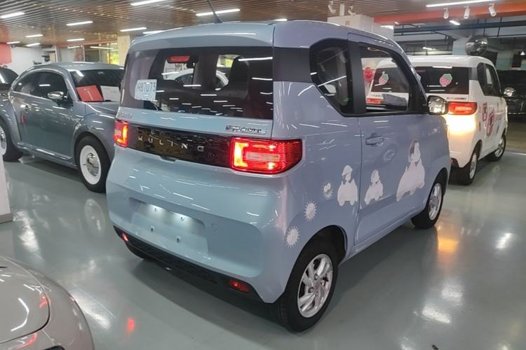Used Wuling Hongguang MINIEV 2020 Enjoyment Model Lithium Iron Phosphate Rear Right 45 Deg