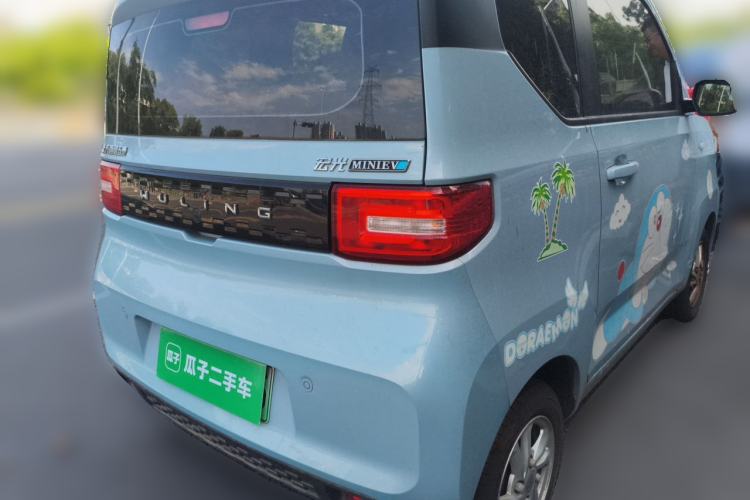 Used Wuling Hongguang MINIEV 2020 Enjoyment Model Lithium Iron Phosphate Rear Right 45 Deg