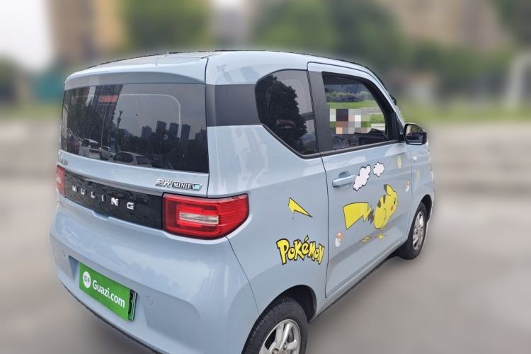 Used Wuling Hongguang MINIEV 2020 Enjoyment Model Lithium Iron Phosphate Rear Right 45 Deg