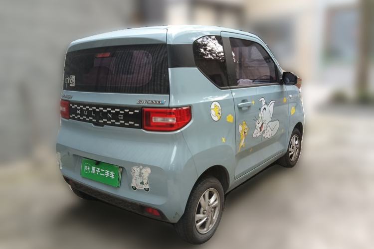 Used Wuling Hongguang MINIEV 2020 Lite Version Lithium Iron Phosphate Rear Right 45 Deg