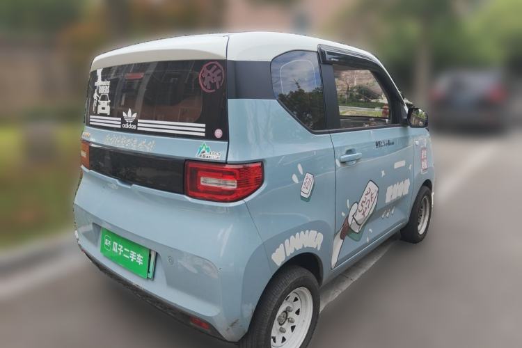Used Wuling Hongguang MINIEV 2020 Enjoyment Model Lithium Iron Phosphate Rear Right 45 Deg