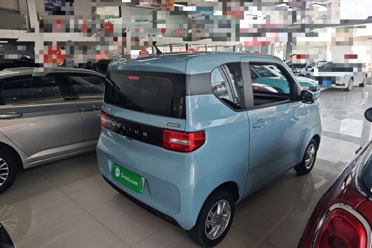 Used Wuling Hongguang MINIEV 2020 Enjoyment Model Lithium Iron Phosphate Rear Right 45 Deg