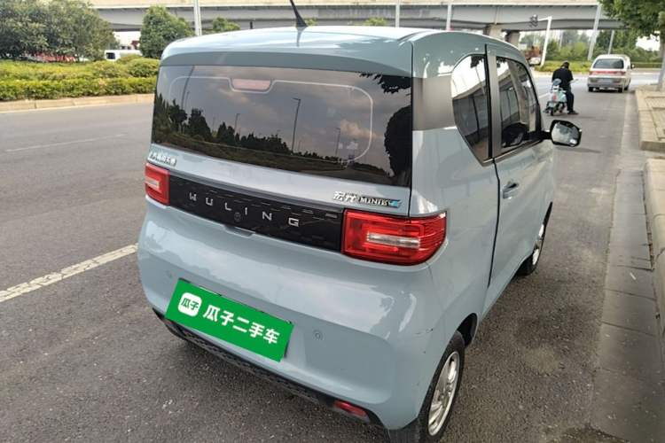 Used Wuling Hongguang MINIEV 2020 Enjoyment Model Lithium Iron Phosphate Rear Right 45 Deg