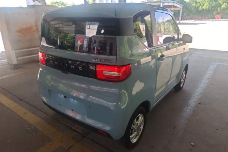 Used Wuling Hongguang MINIEV 2020 Enjoyment Model Lithium Iron Phosphate Rear Right 45 Deg