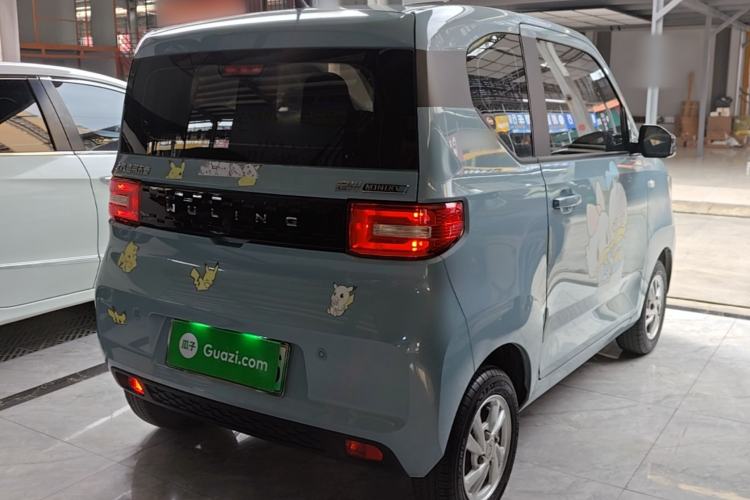 Used Wuling Hongguang MINIEV 2020 Enjoyment Model Lithium Iron Phosphate Rear Right 45 Deg
