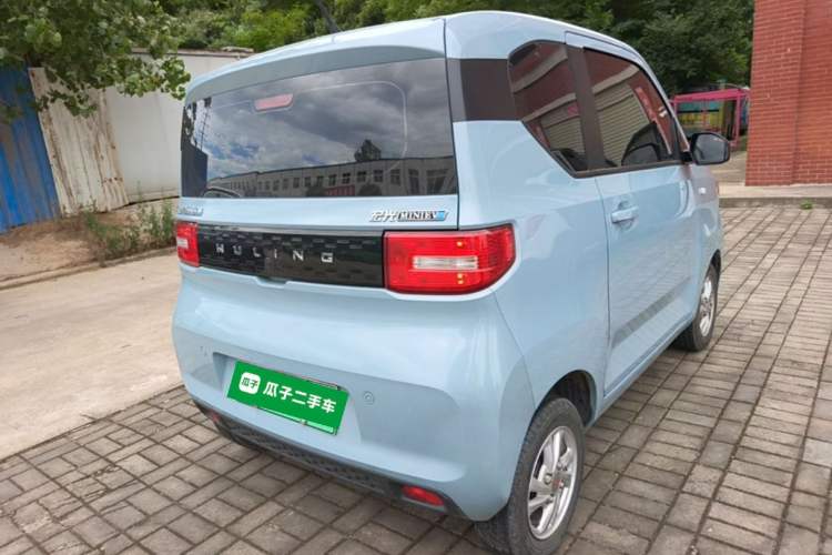 Used Wuling Hongguang MINIEV 2020 Enjoyment Model Lithium Iron Phosphate Rear Right 45 Deg