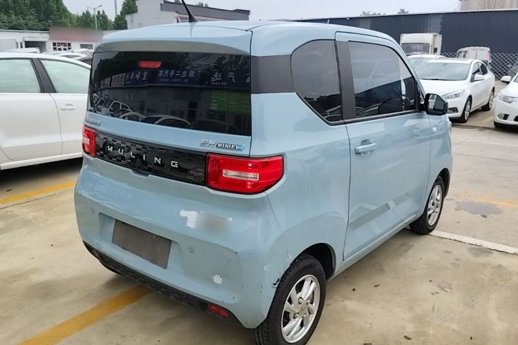 Used Wuling Hongguang MINIEV 2020 Enjoyment Model Lithium Iron Phosphate Rear Right 45 Deg