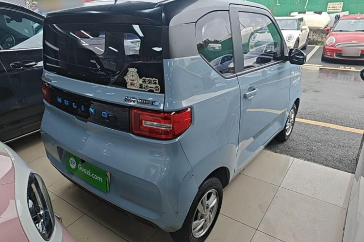 Used Wuling Hongguang MINIEV 2020 Enjoyment Model Lithium Iron Phosphate Rear Right 45 Deg
