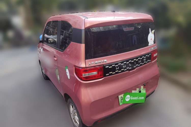 Used Wuling Hongguang MINIEV 2020 Enjoyment Model Lithium Iron Phosphate Rear Left 45 Deg