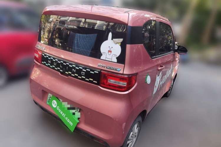 Used Wuling Hongguang MINIEV 2020 Enjoyment Model Lithium Iron Phosphate Rear Right 45 Deg