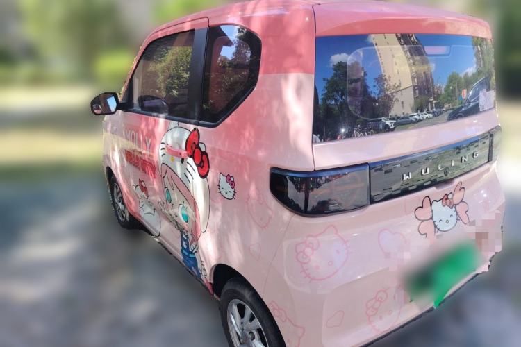 Used Wuling Hongguang MINIEV 2020 Enjoyment Model Lithium Iron Phosphate Rear Left 45 Deg