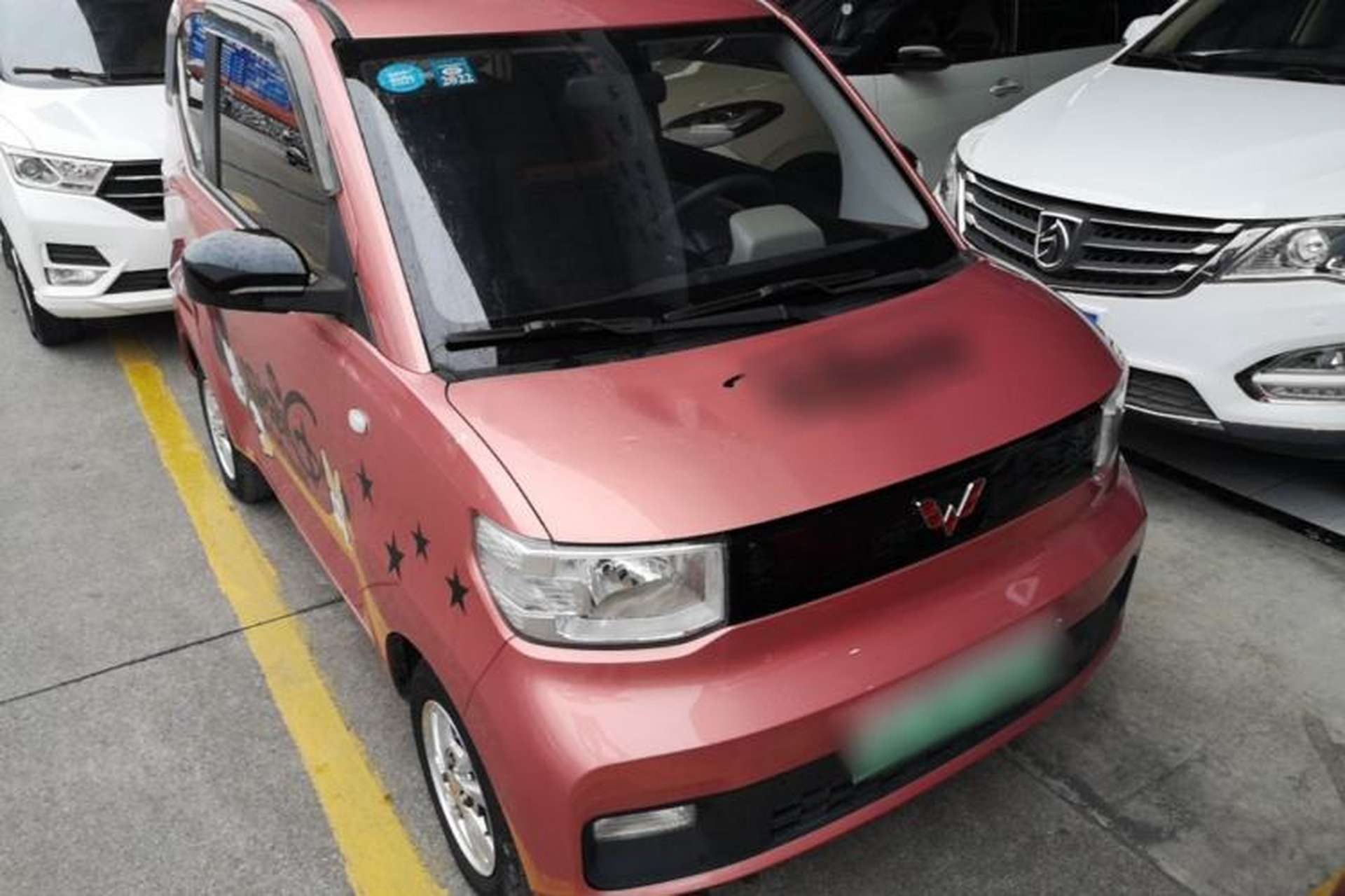 Used Wuling Hongguang MINIEV 2020 Enjoy Edition Lithium-Ion Battery Front Right 45 Deg