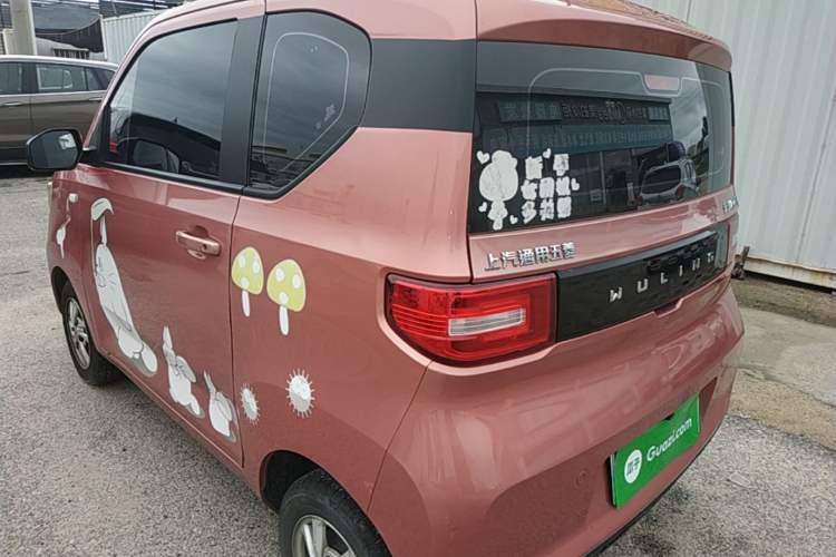 Used Wuling Hongguang MINIEV 2020 Enjoyment Model Lithium Iron Phosphate Rear Left 45 Deg