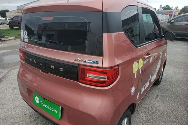 Used Wuling Hongguang MINIEV 2020 Enjoyment Model Lithium Iron Phosphate Rear Right 45 Deg