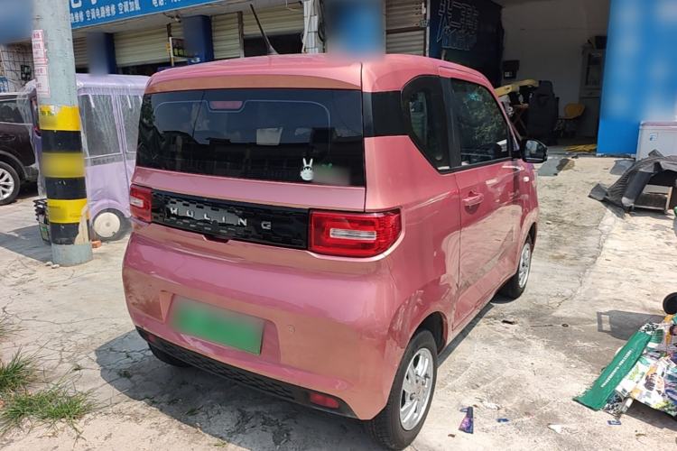 Used Wuling Hongguang MINIEV 2020 Enjoyment Model Lithium Iron Phosphate Rear Right 45 Deg