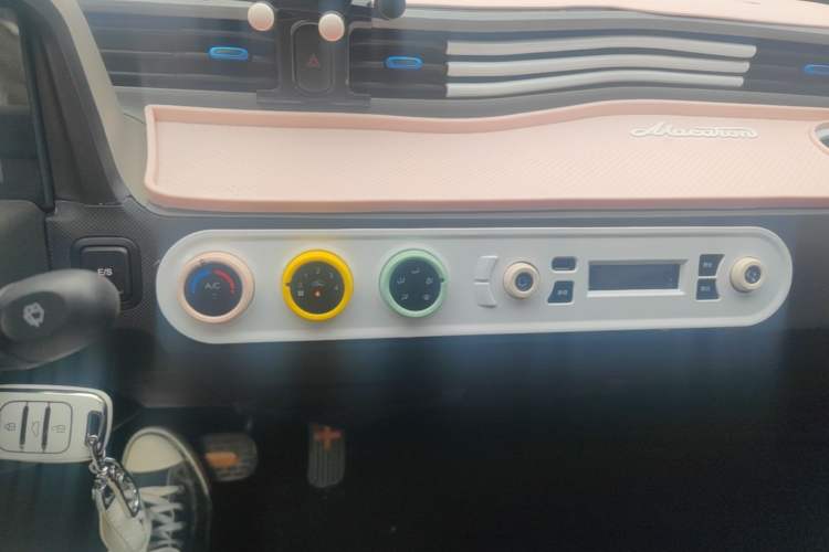 Used Wuling Hongguang MINIEV 2020 Freedom Version Lithium Iron Phosphate Audio And AC Panel
