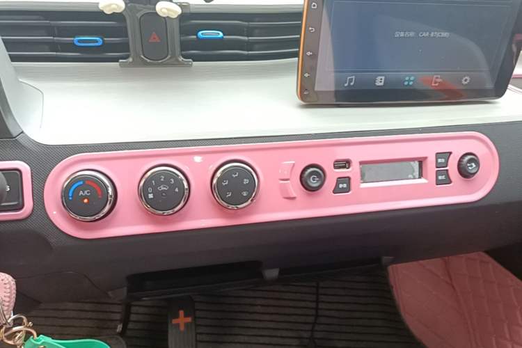 Used Wuling Hongguang MINIEV 2020 Freedom Version Lithium Iron Phosphate Audio And AC Panel