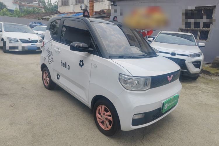 Used Wuling Hongguang MINIEV 2020 Freedom Version Lithium Iron Phosphate Front Right 45 Deg