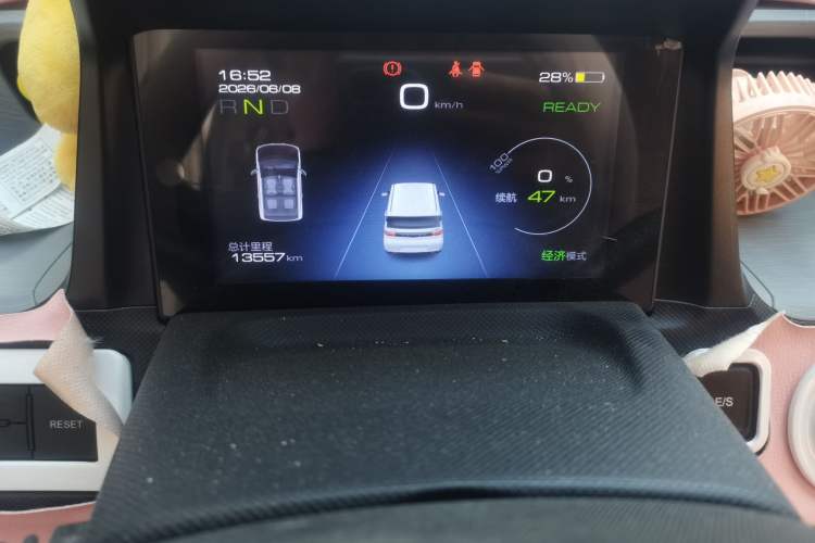 Used Wuling Hongguang MINIEV 2020 Enjoyment Model Lithium Iron Phosphate Odometer Close Up