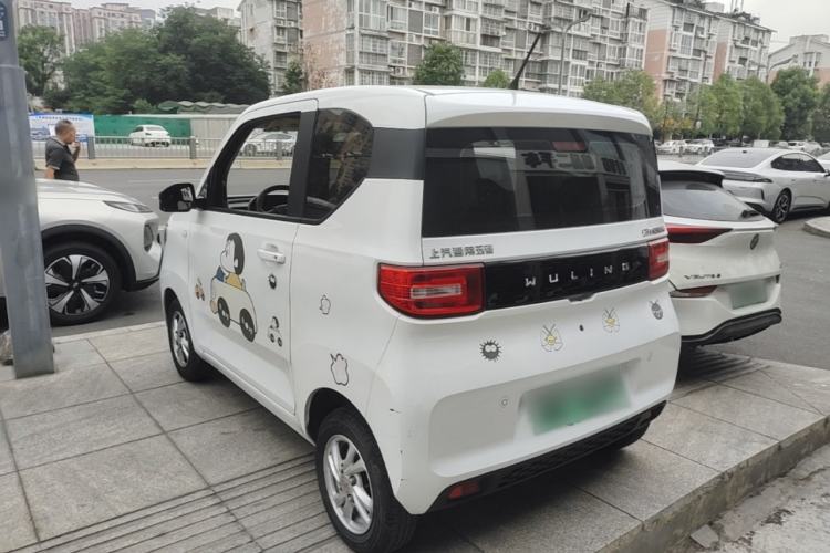 Used Wuling Hongguang MINIEV 2020 Enjoyment Model Lithium Iron Phosphate Rear Left 45 Deg