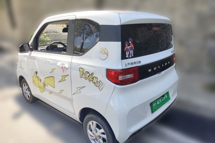Used Wuling Hongguang MINIEV 2020 Enjoyment Model Lithium Iron Phosphate Rear Left 45 Deg