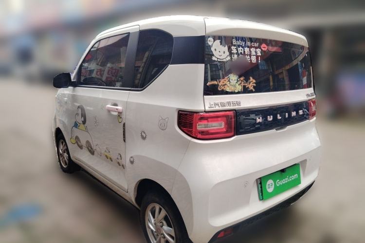 Used Wuling Hongguang MINIEV 2020 Enjoyment Model Lithium Iron Phosphate Rear Left 45 Deg