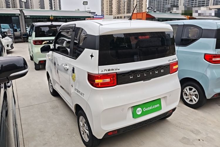 Used Wuling Hongguang MINIEV 2020 Enjoyment Model Lithium Iron Phosphate Rear Left 45 Deg