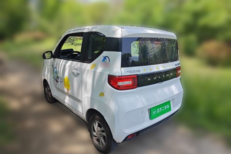 Used Wuling Hongguang MINIEV 2020 Enjoyment Model Lithium Iron Phosphate Rear Left 45 Deg