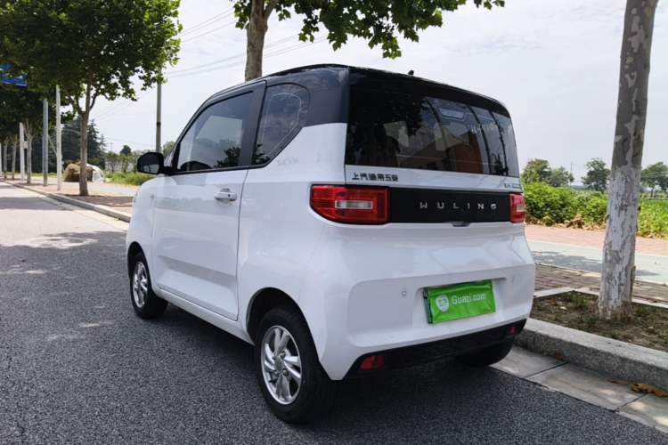 Used Wuling Hongguang MINIEV 2020 Enjoyment Model Lithium Iron Phosphate Rear Left 45 Deg