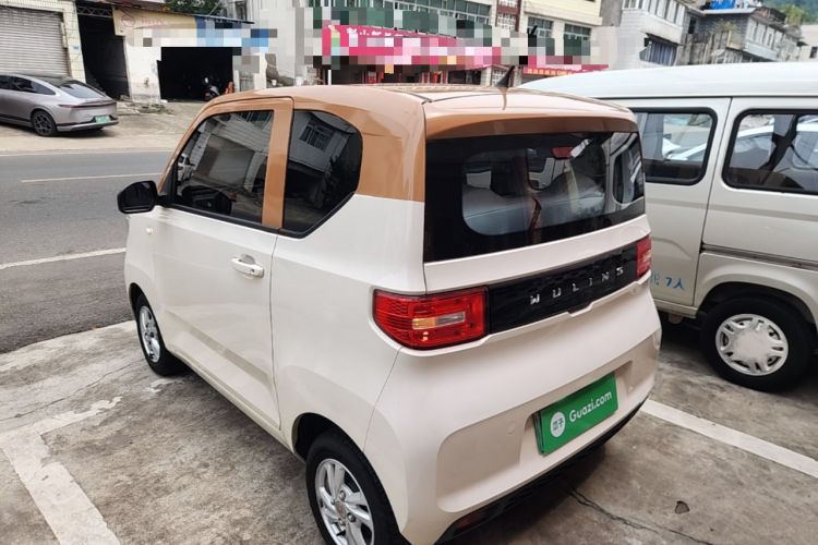 Used Wuling Hongguang MINIEV 2020 Enjoyment Model Lithium Iron Phosphate Rear Left 45 Deg
